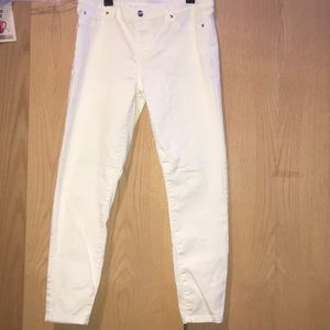 C•Pink White Jeans🤍